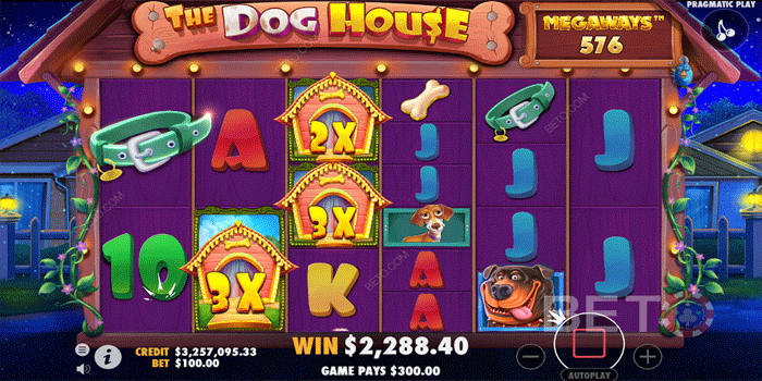 Tekstur Slot The Dog House Megaways Dengan Fitur Multiplier